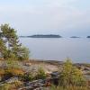 Карелия. Вид с камня на острова